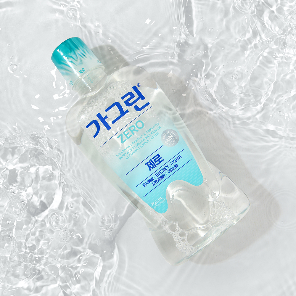 동아제약 가그린 구강청결제 750ml 제로 충치예방 구취 프라그 제거 - 상품 이미지