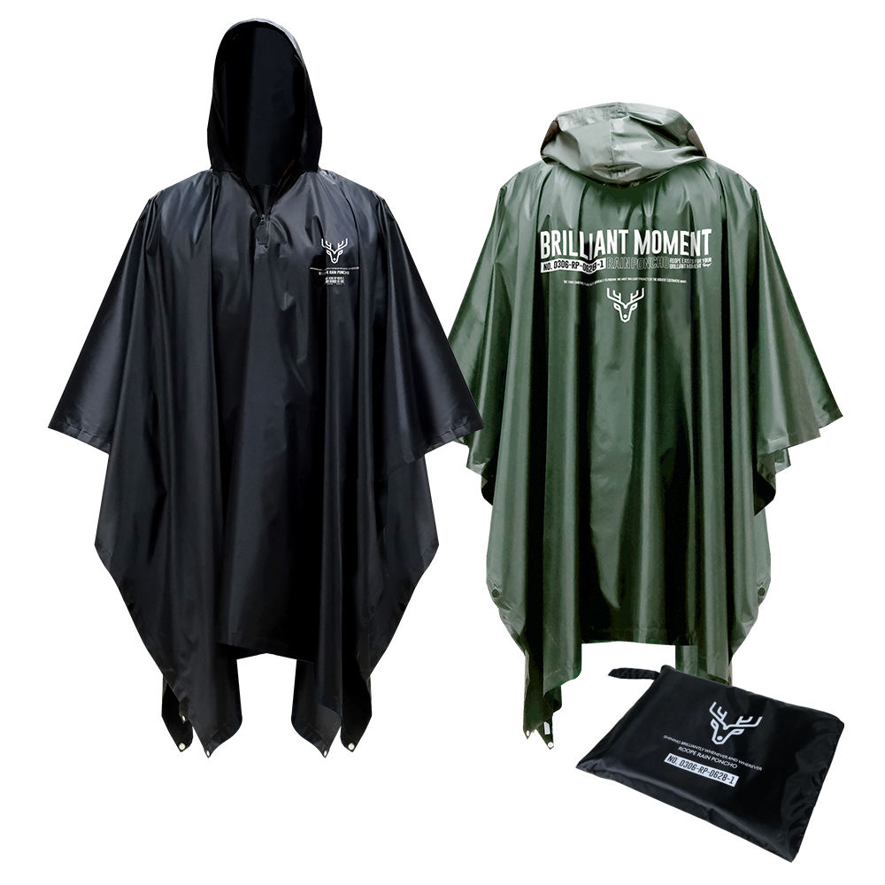 루페 아웃도어 판초우의 4컬러 방수 여행 우비 남여공용 캠핑 레인코트 비옷