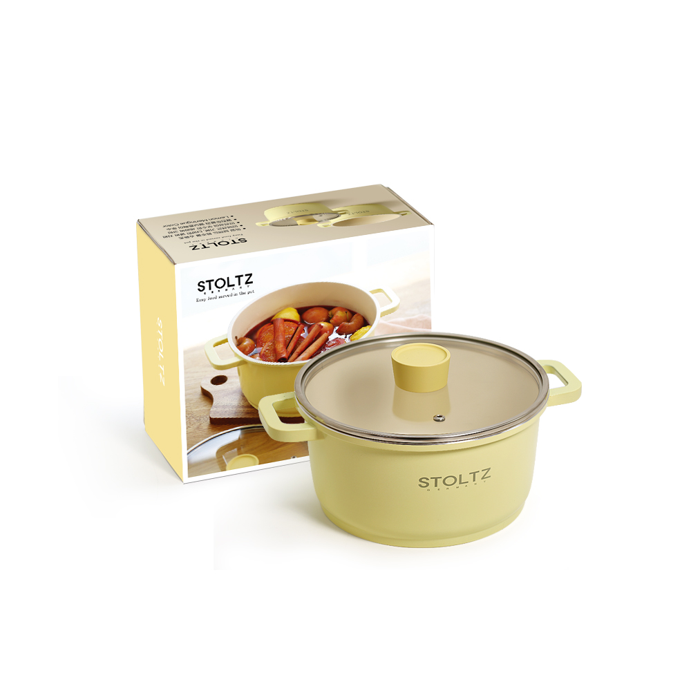 STOLTZ 슈톨츠 머랭 쿡웨어 IH 양수냄비 20cm 국내생산 통주물 냄비 - 상세 이미지 5