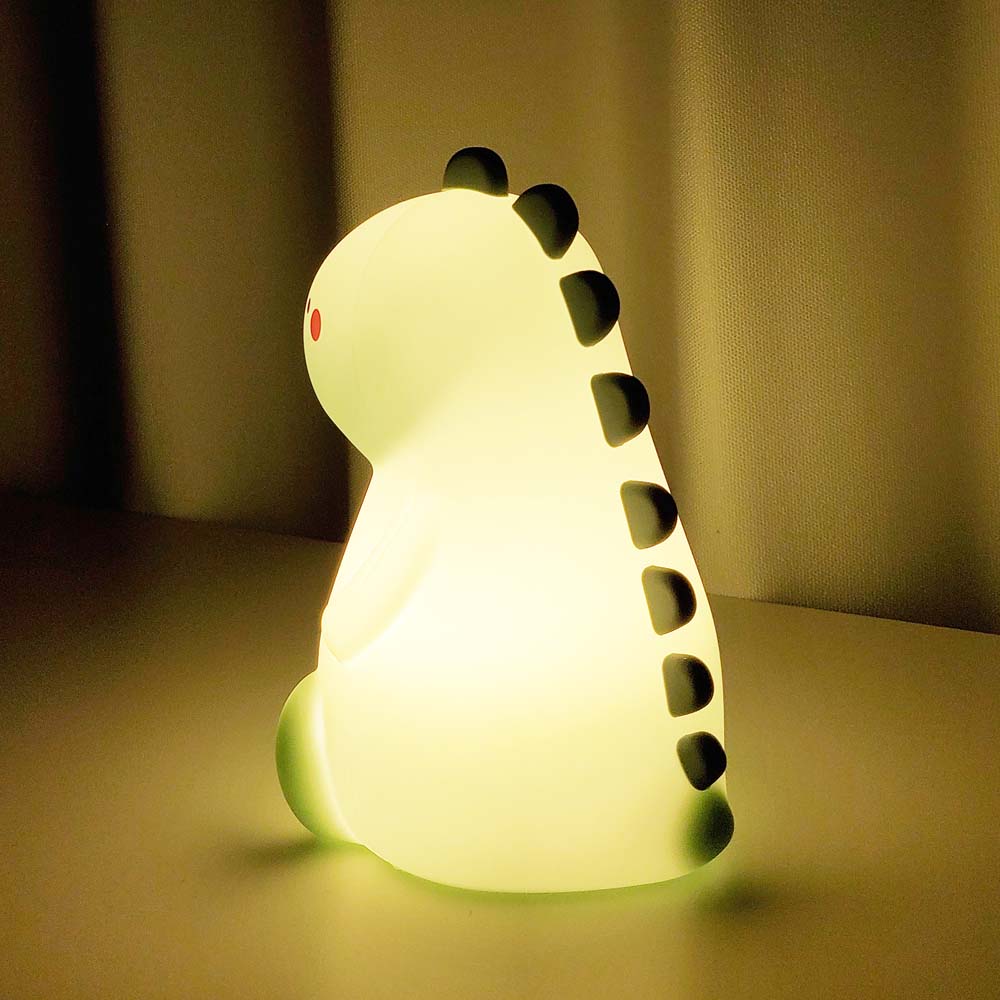 젤센 LED 무선 충전 말랑이 공룡 무드등 + 리모컨 이미지 6