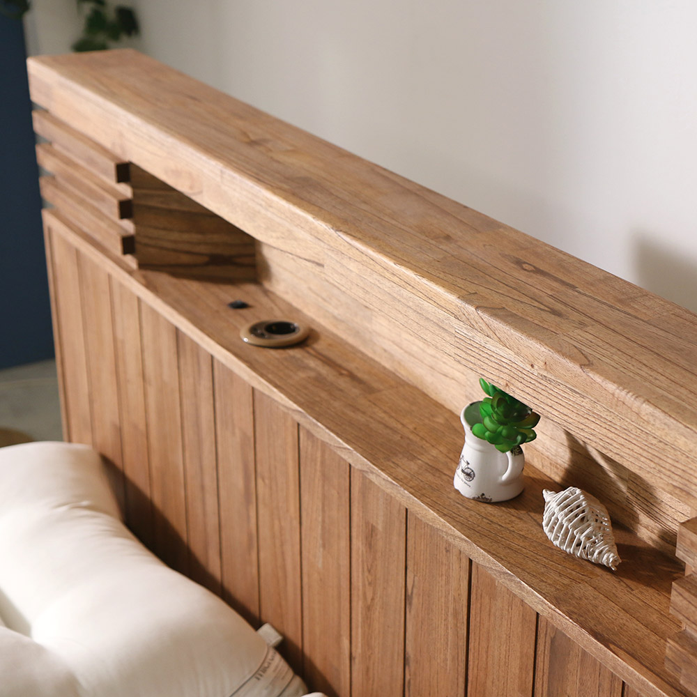 쏠앤까사 퍼스 원목 평상 수납서랍형 침대프레임 슈퍼싱글 퀸 킹