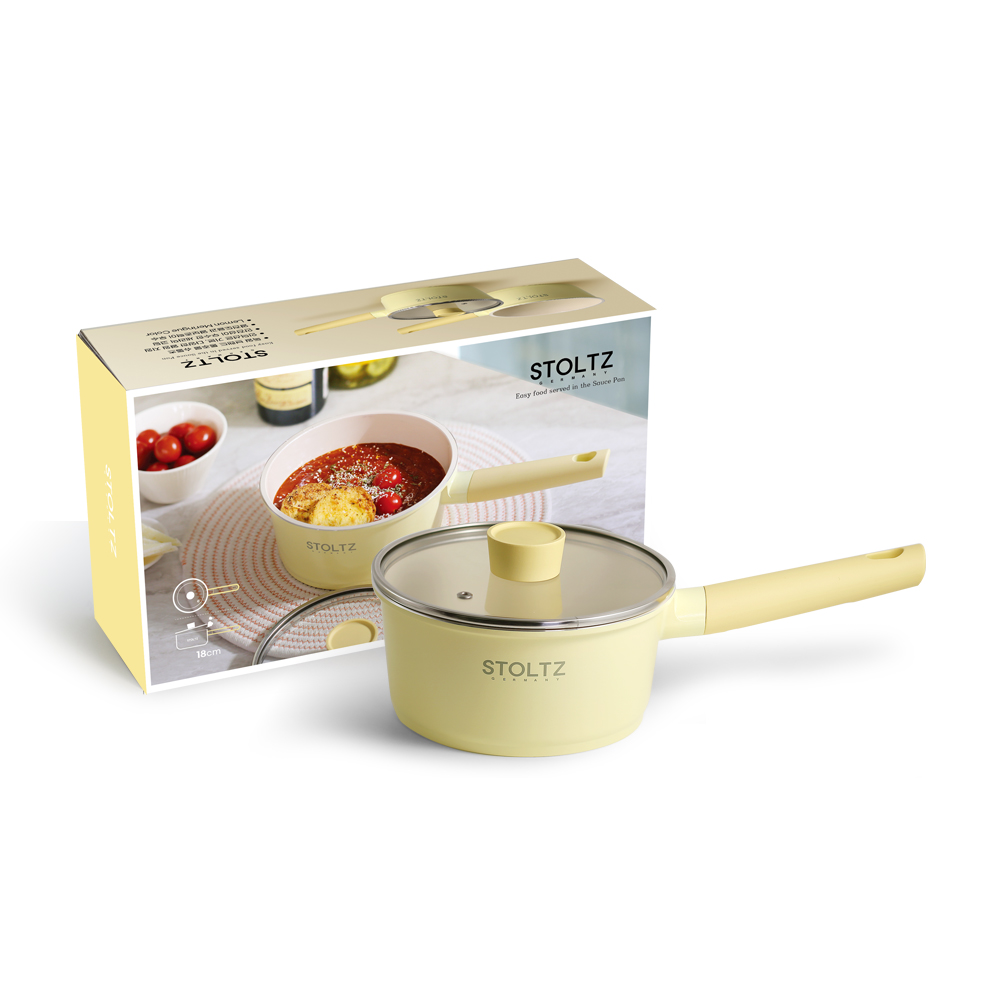 STOLTZ 슈톨츠 머랭 쿡웨어 IH 편수냄비 18cm 국내생산 통주물 냄비 이미지 6