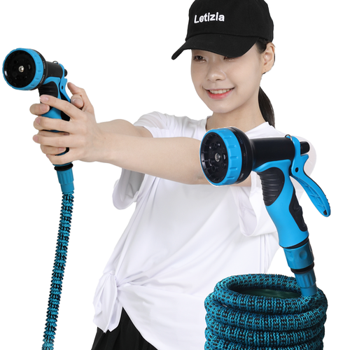 썬라이즈 물호스 7.5m 세차 청소 파워 베란다 정원 워터건 고압 분사기 이미지 7