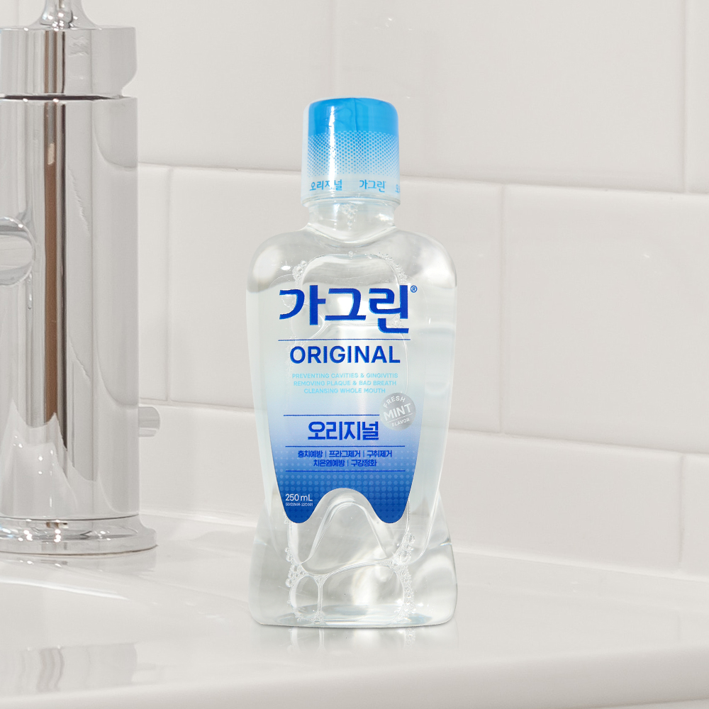 동아제약 가그린 구강청결제 250ml 오리지널 충치예방 구취 프라그 제거 - 상품 이미지