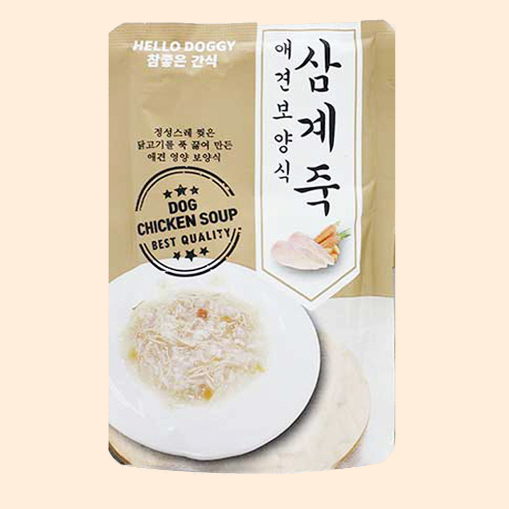 참좋은간식 강아지 삼계죽 삼계탕 80g - 메인 이미지