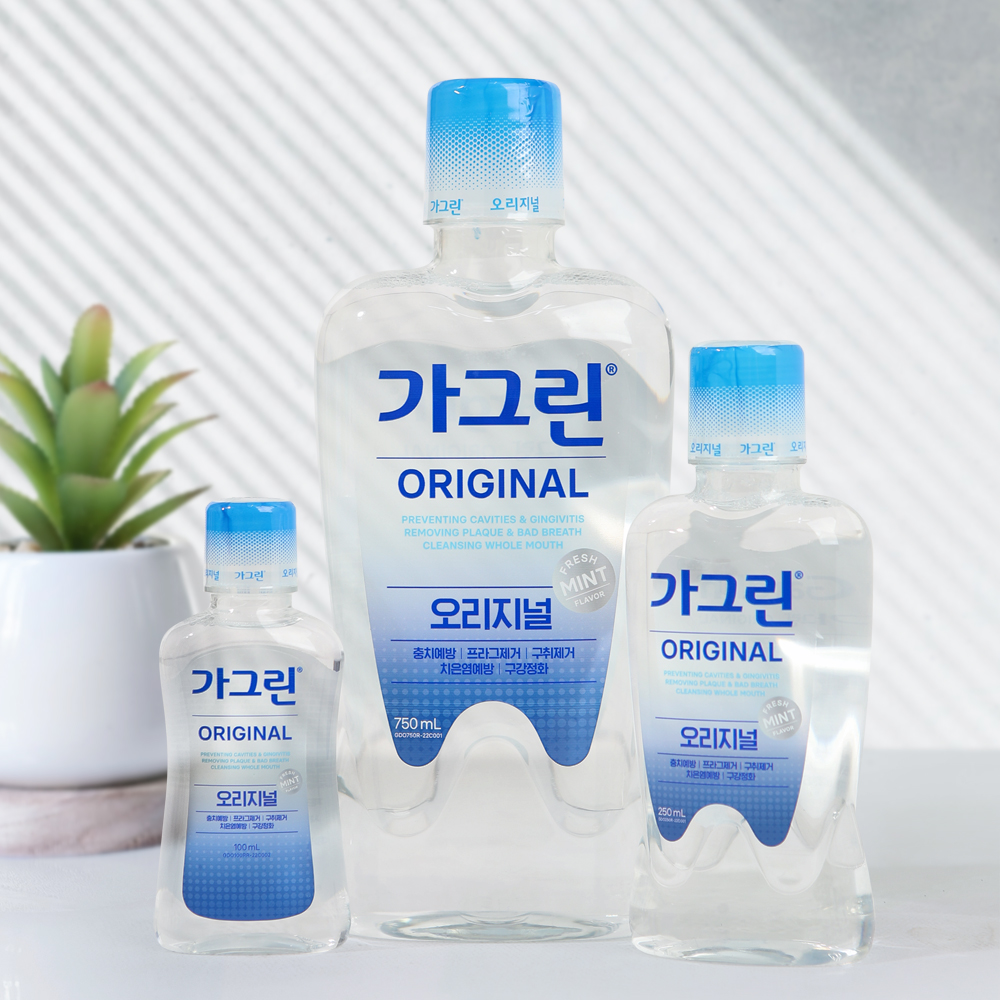 동아제약 가그린 구강청결제 250ml 오리지널 충치예방 구취 프라그 제거 - 상세 이미지 2
