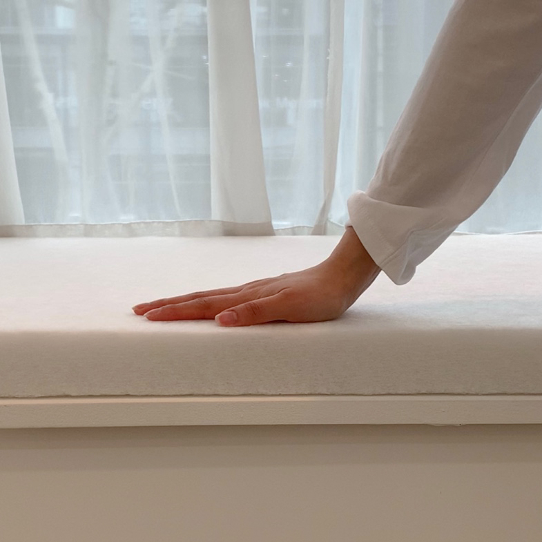 집앤콕 매트리스 수면매트 침대 토퍼 바닥 싱글 3단 접이식매트리스 5.5cm S