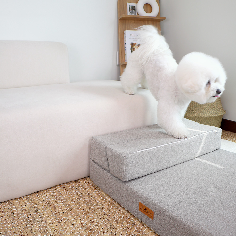 개과천선 접이식 침대 폴더블 애견 방석 강아지방석 슬개골예방 쿠션 초대형견 130cm