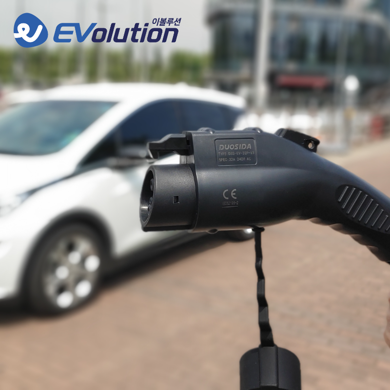 전기차충전기 DUOSIDA 13A 6m 220V 가정용 완속 충전케이블 상비용이동형휴대용