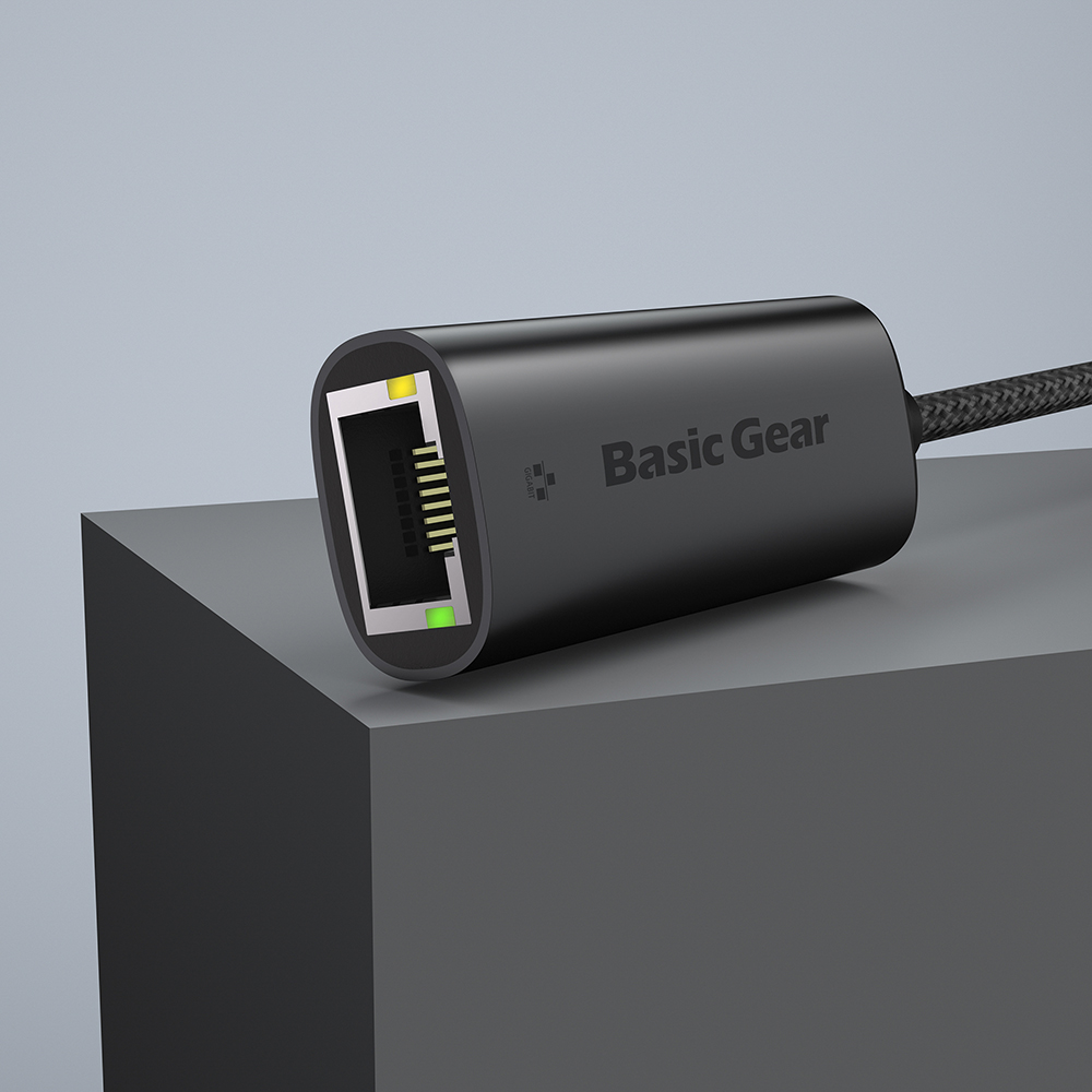 베이직기어 USB C타입 유선 랜카드 노트북 랜선젠더 - 상세 이미지 5