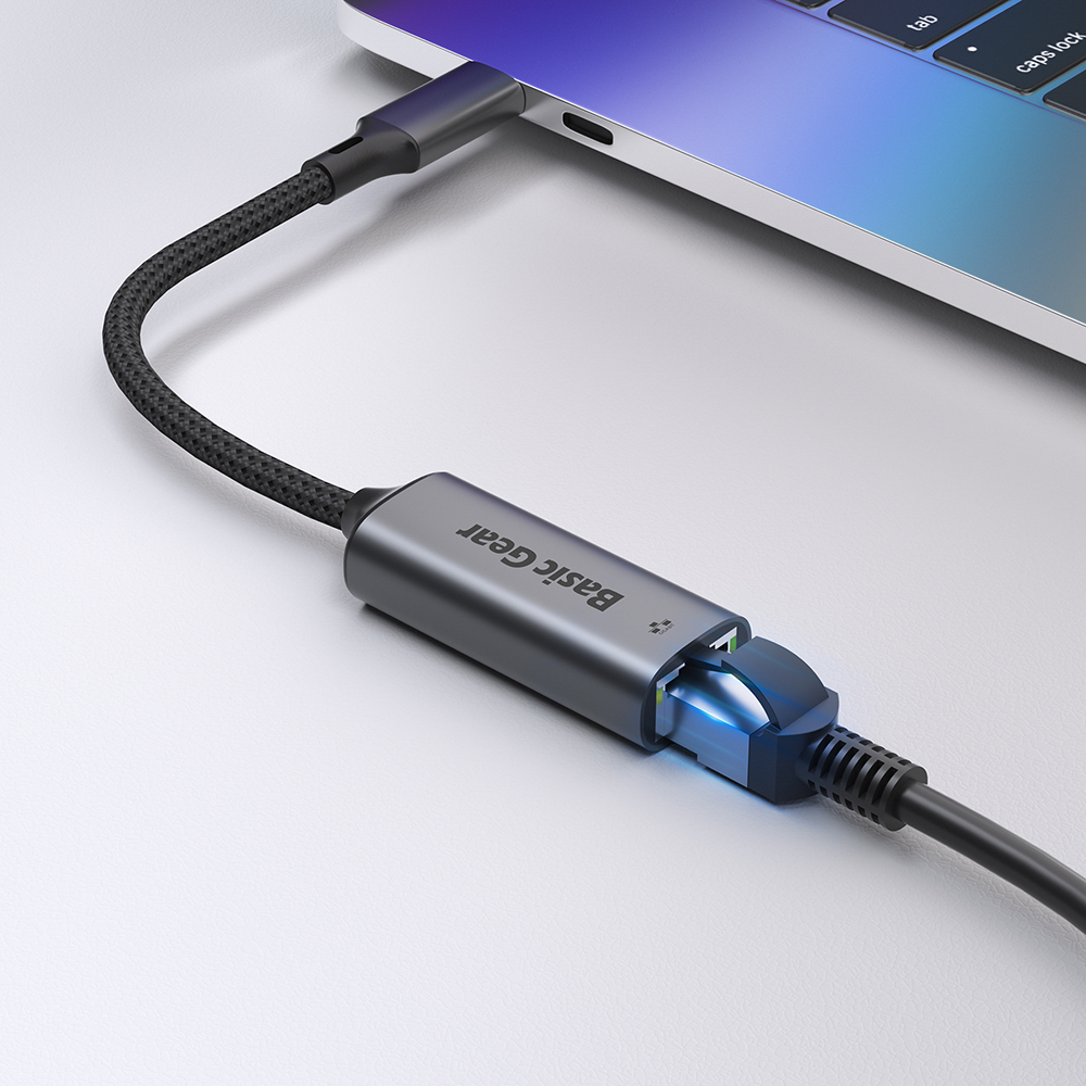 베이직기어 USB C타입 유선 랜카드 노트북 랜선젠더 - 상세 이미지 3