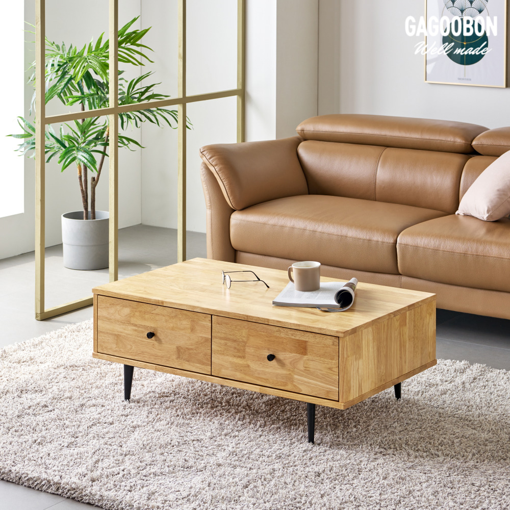 원목티테이블 좌탁 원목소파테이블