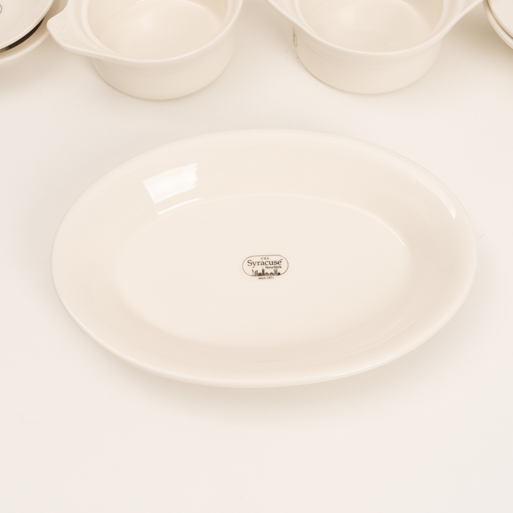 시라쿠스 뉴욕 4인 그릇세트 B형 18P 신혼 식기세트 화이트