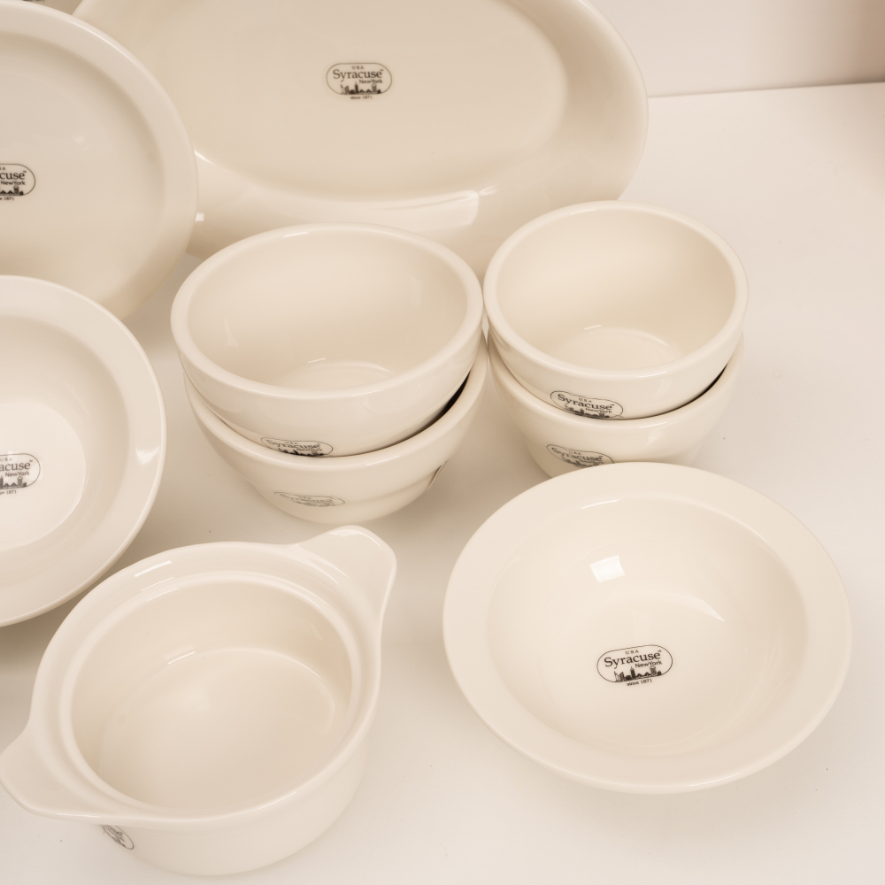 시라쿠스 뉴욕 4인 그릇세트 B형 18P 신혼 식기세트 화이트