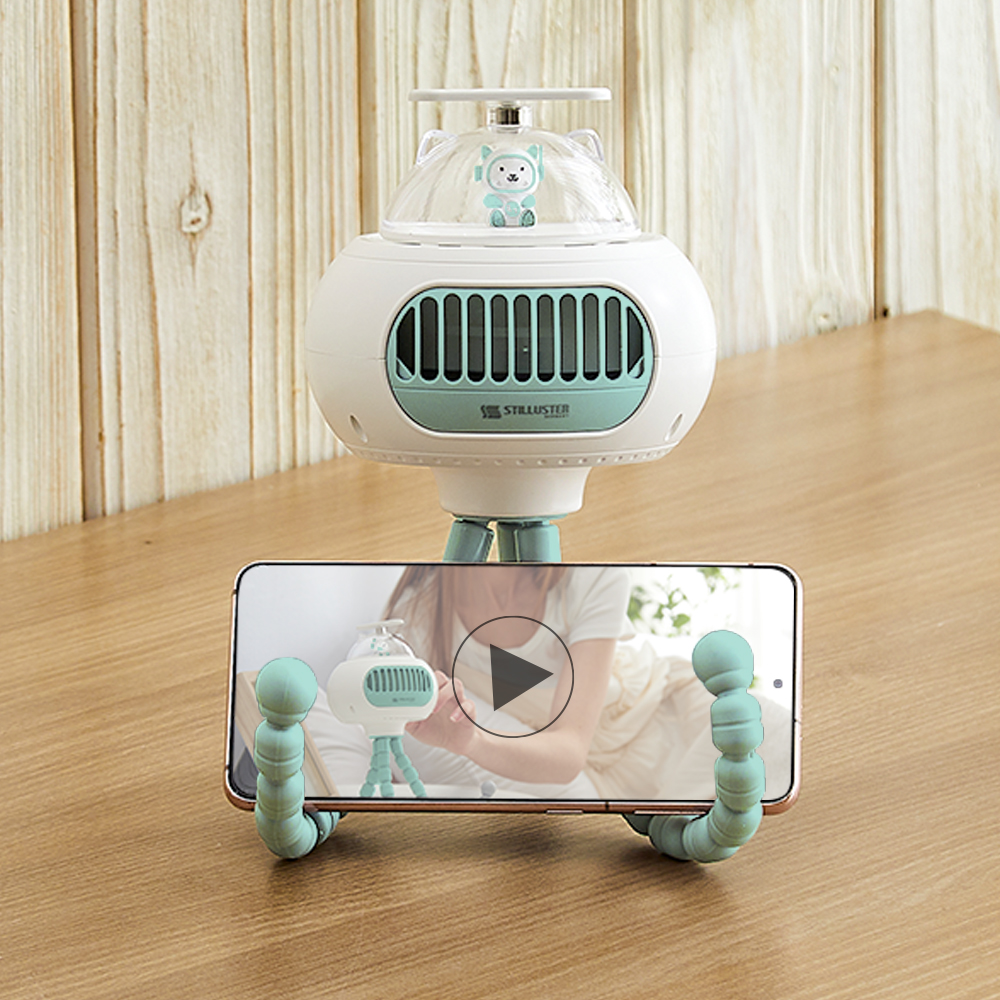 슈틸루스터 스페이스 날개없는 유모차선풍기 거치대 MOM에 쏙 패키지