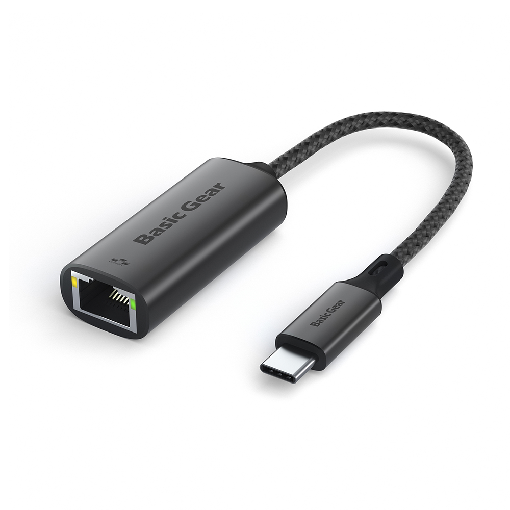 베이직기어 USB C타입 유선 랜카드 노트북 랜선젠더