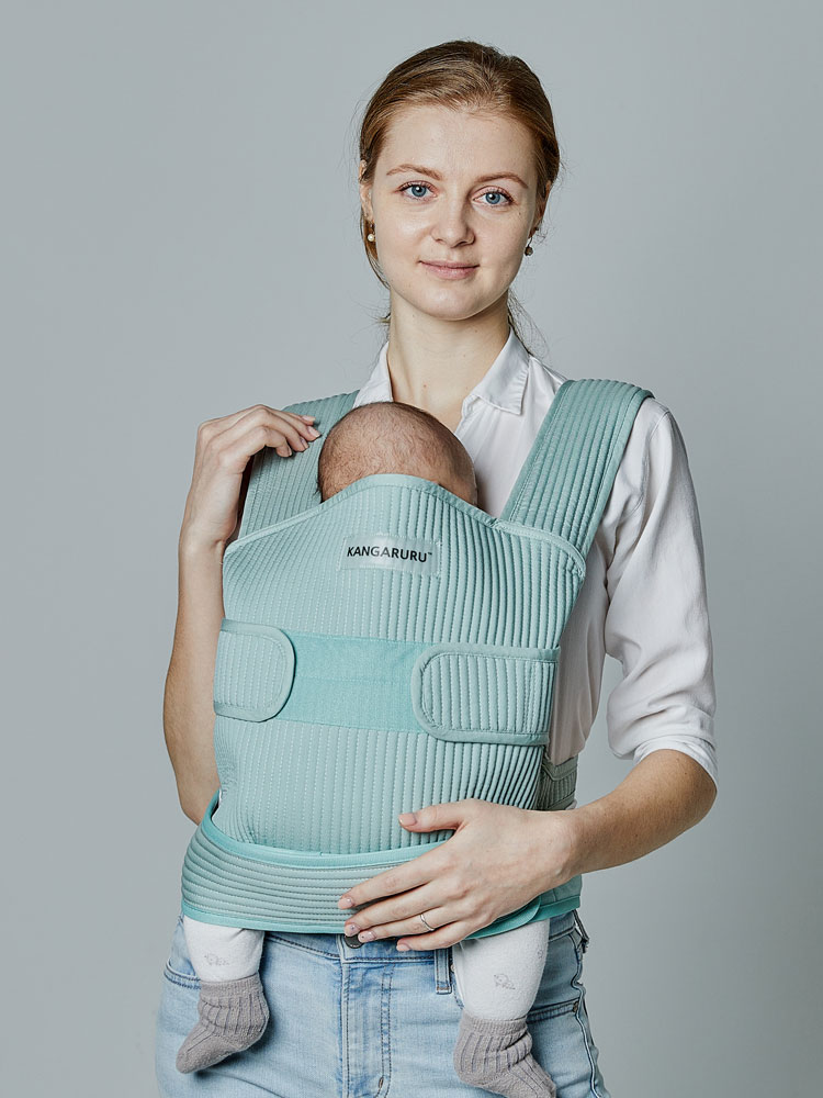 캥거루루 통풍 신생아 아기띠  태열예방 쿨매쉬 모달 여름포대기