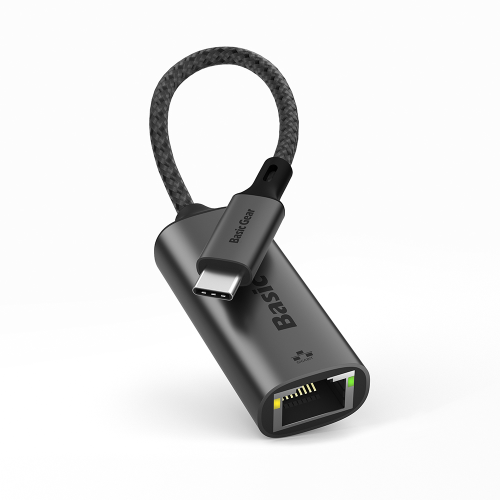 베이직기어 USB C타입 유선 랜카드 노트북 랜선젠더 - 상세 이미지 2