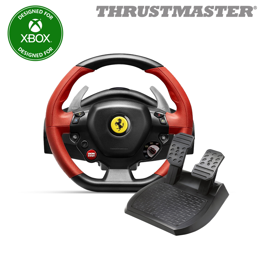 트러스트마스터 Ferrari458 Spider 레이싱 휠(XBOX ONE / 시리즈 X S용) - 상품 이미지