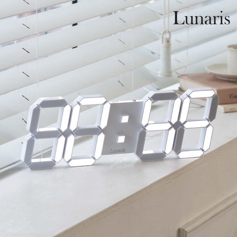 국산 루나리스 위성 GPS 3D LED 숫자 벽걸이 시계 38cm 이미지 7