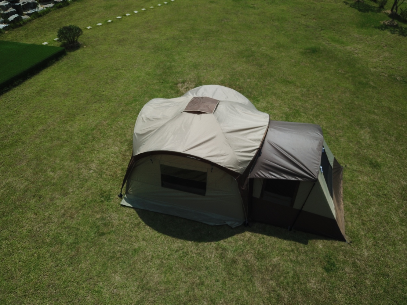 스타디움 리빙쉘텐트 대형텐트 거실형 가족텐트 (바닥시트 포함)