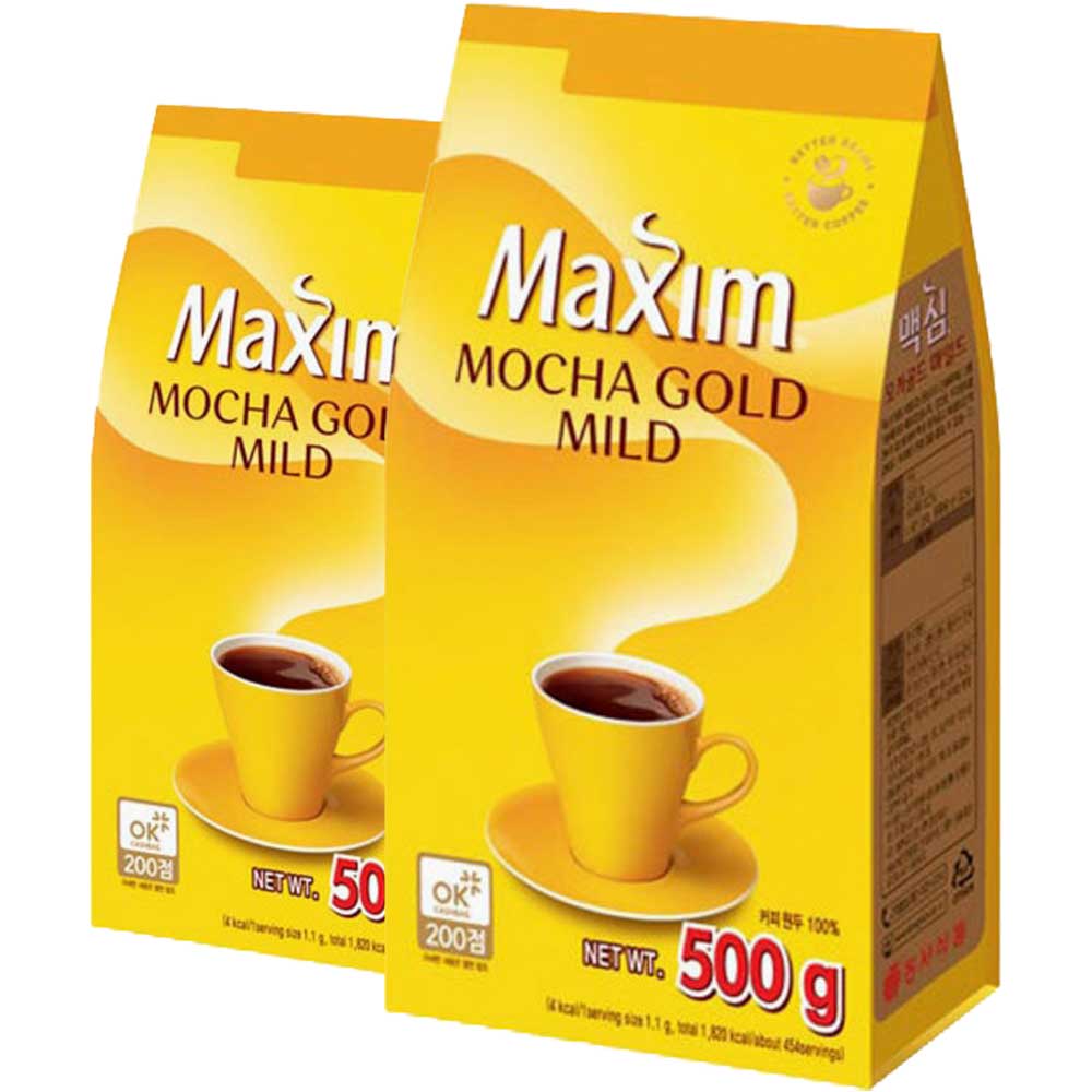 맥심 모카골드 커피 리필 500g x 2개 : 예진마트몰