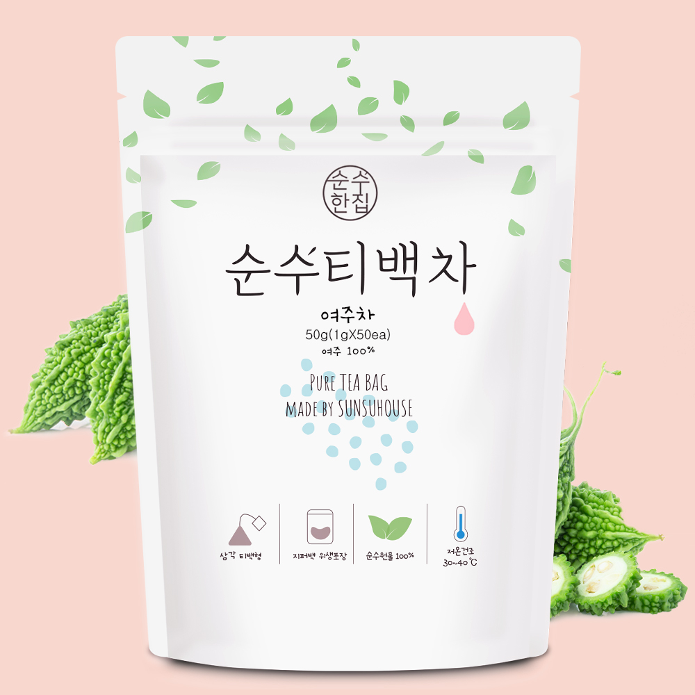 순수한집 국산 여주차 티백 50개입 - 상품 이미지