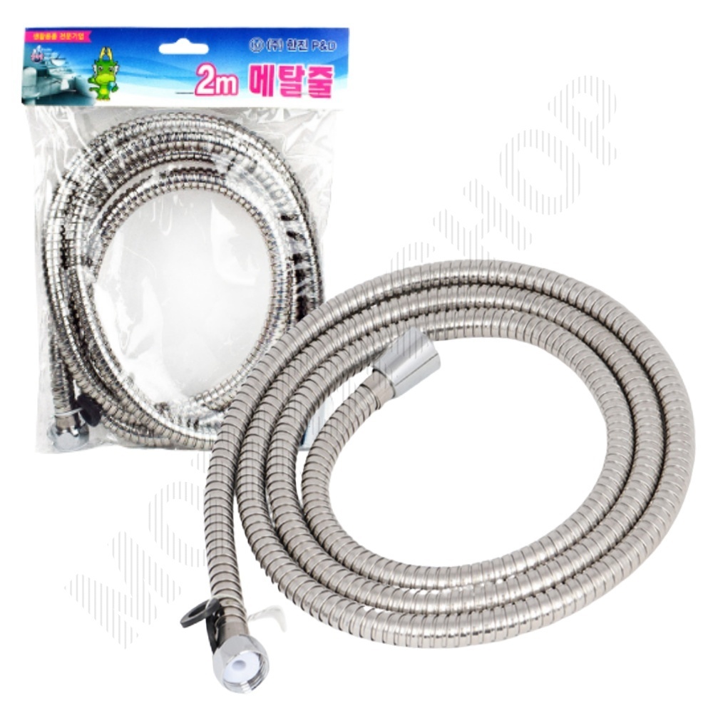 샤워 호수 교체 샤워기 호스줄 호수줄 스텐 샤워기줄 2m