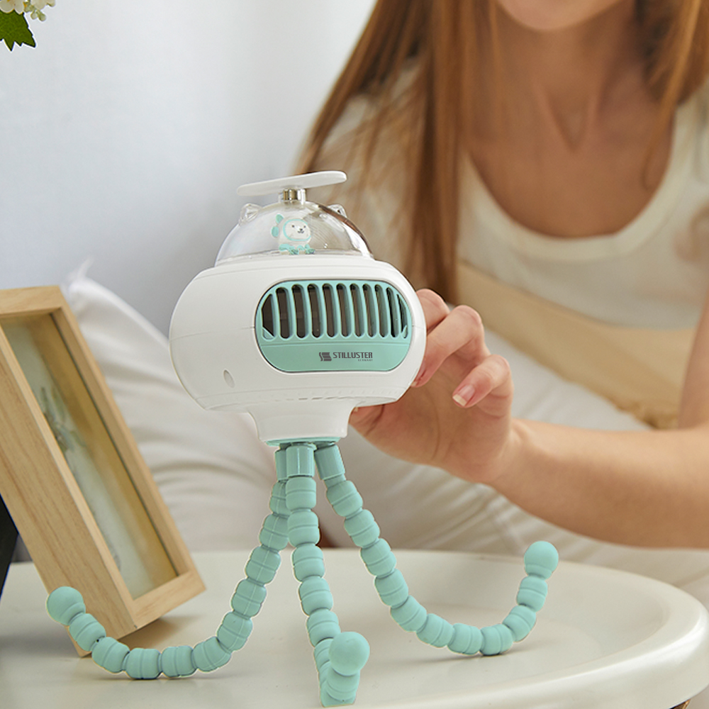 슈틸루스터 스페이스 날개없는 유모차선풍기 거치대 MOM에 쏙 패키지