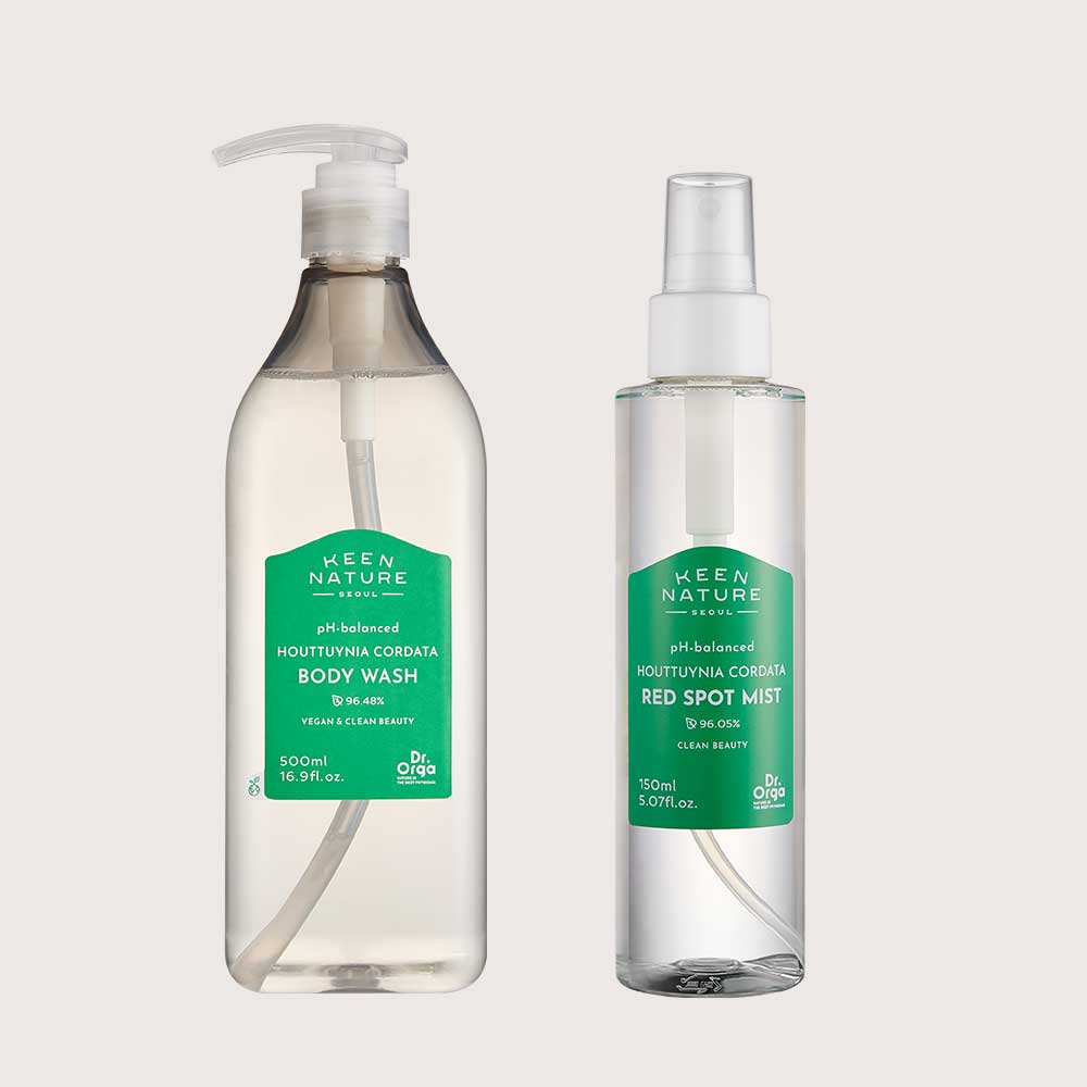 닥터올가 약산성 어성초 등드름 바디워시 500ml X 어성초 등드름 미스트 150ml 2종세트 - 메인 이미지