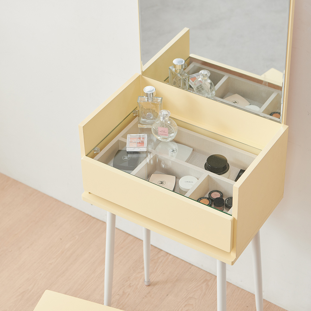 윈썸 데이지2 500 입식 미니 비정형 원룸 작은 폭좁은 드레스룸 오피스텔 틈새 화장대