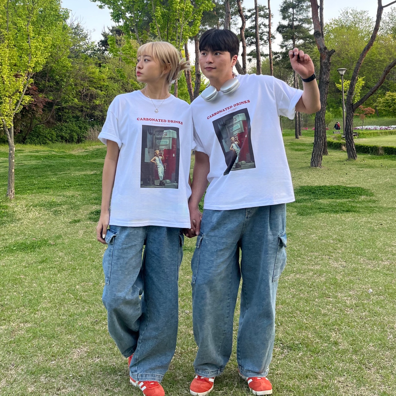 [UNISEX] 콜라보이 나염프린트 스트릿 반팔티 [3 Color] - 상세 이미지 3