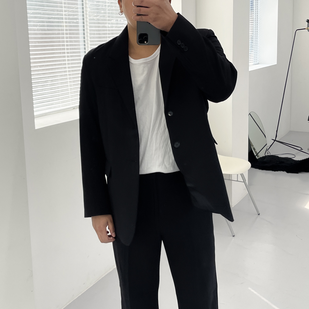 남자결혼식하객룩 남자결혼식복장 셋업 수트 캐주얼정장 이미지 8