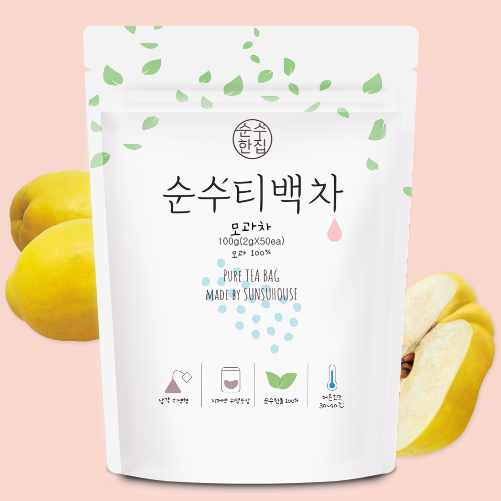 순수한집 국산 모과차 티백 50개입 - 메인 이미지