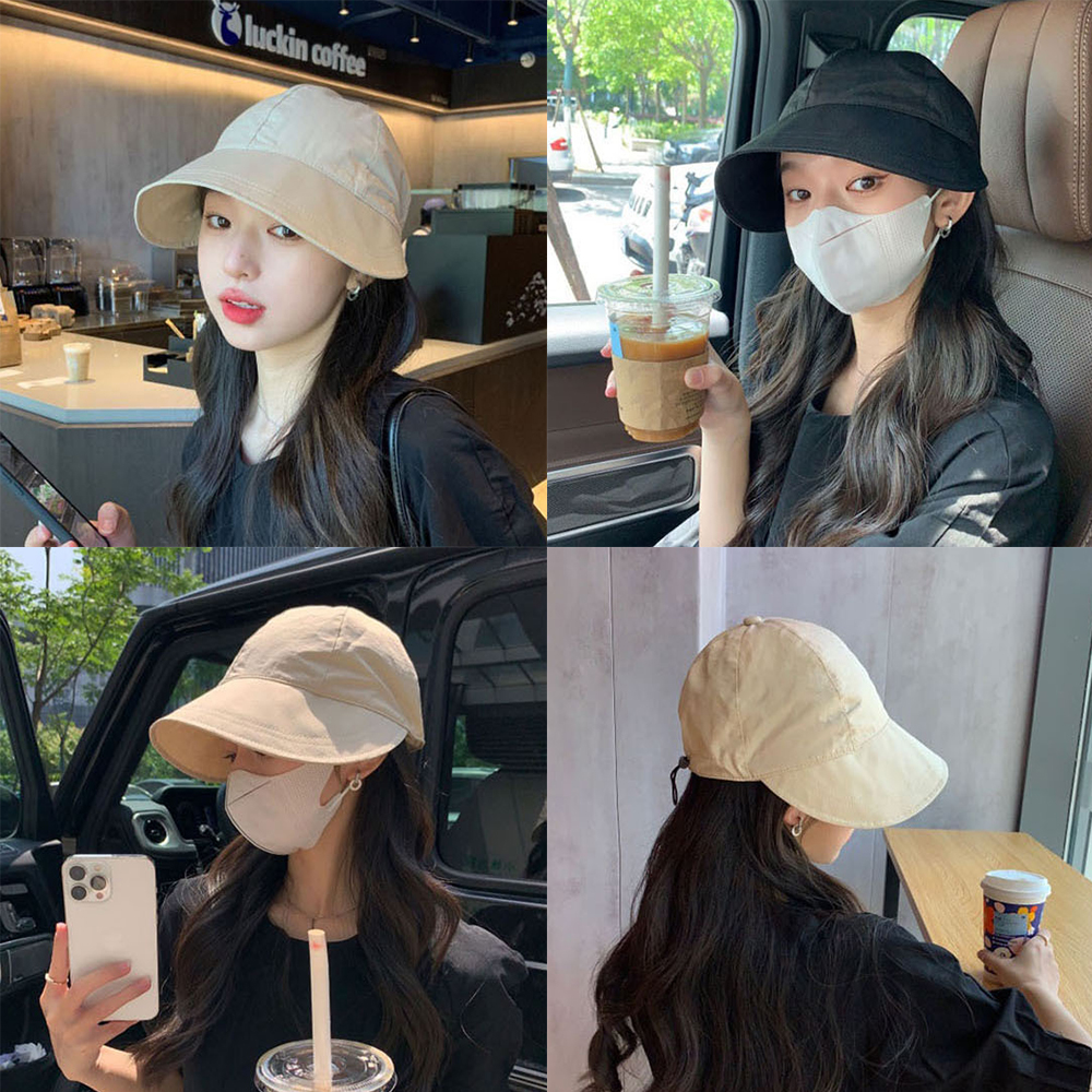 여성 모자 봄 가을 여름 여자 벙거지 버킷햇 예쁜 챙모자 귀여운 데일리 20대 캐주얼 - 상품 이미지