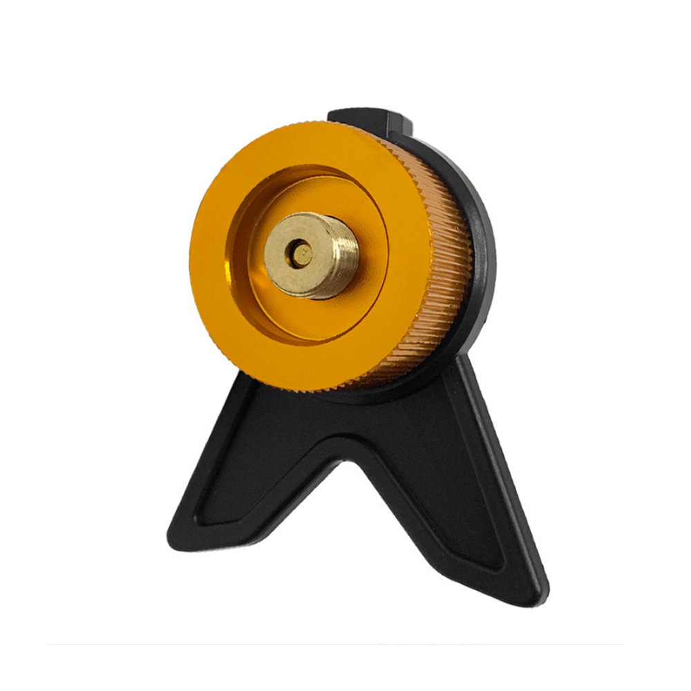 모아이캠핑 부탄가스 이소가스 스테이션 변환젠더 어댑터 골드 다리형