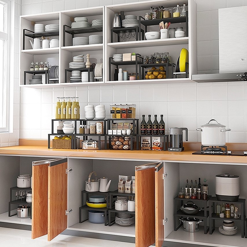 주방선반 이케아 싱크대 하부장 정리대 수납 언더 씽크인 탄소강 소형 - 상세 이미지 2