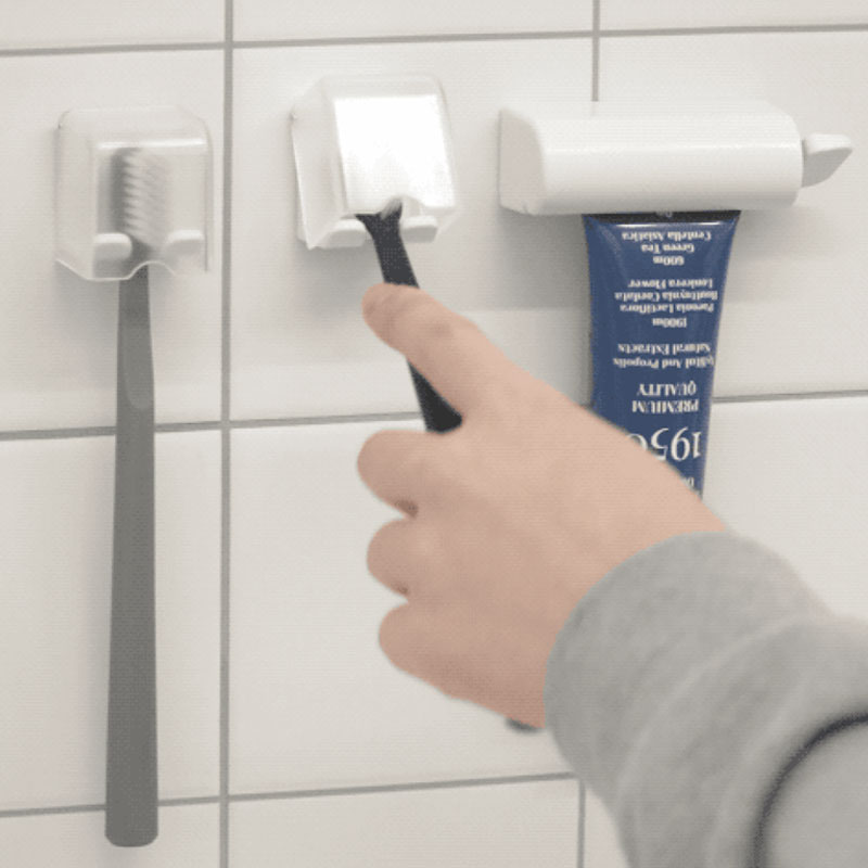 그란덱스 접착식 칫솔꽂이 칫솔걸이 칫솔거치대 욕실 면도기거치대 걸이형