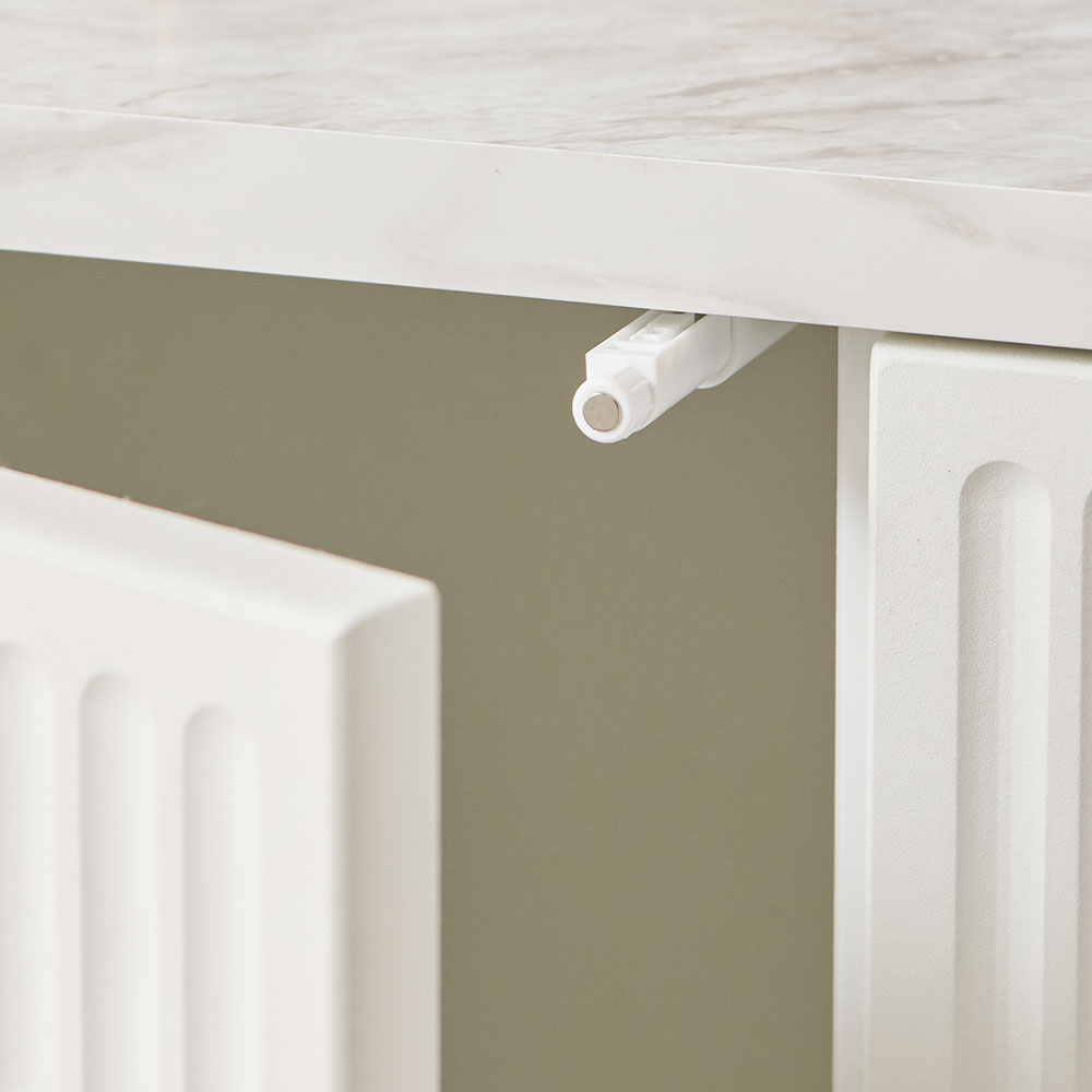 팝콘 분리수거함 쓰레기통 수납장 재활용 스윙도어 카페 사무실 탕비실 셀프바