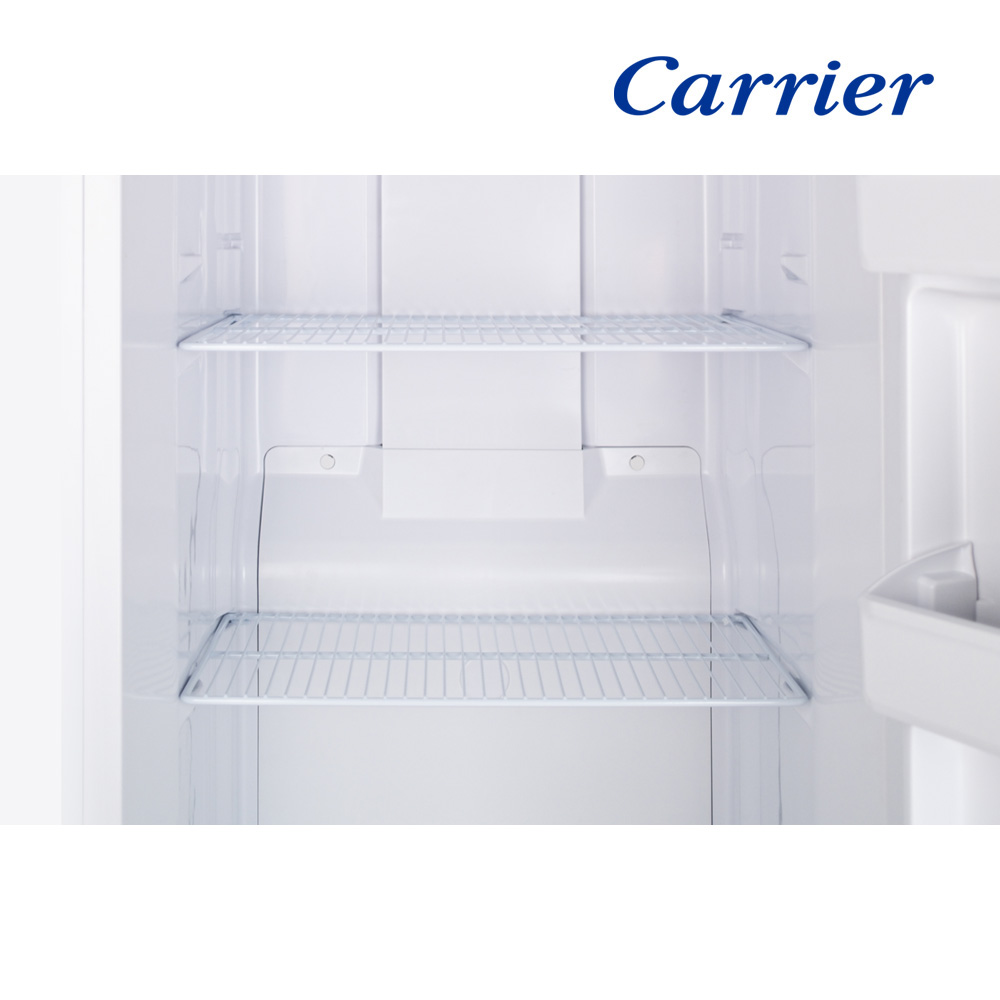 캐리어 가정용 냉동고 미니 소형 업소용 급속 스탠드형 대용량 영업용 냉동식품 CONF437WEH1