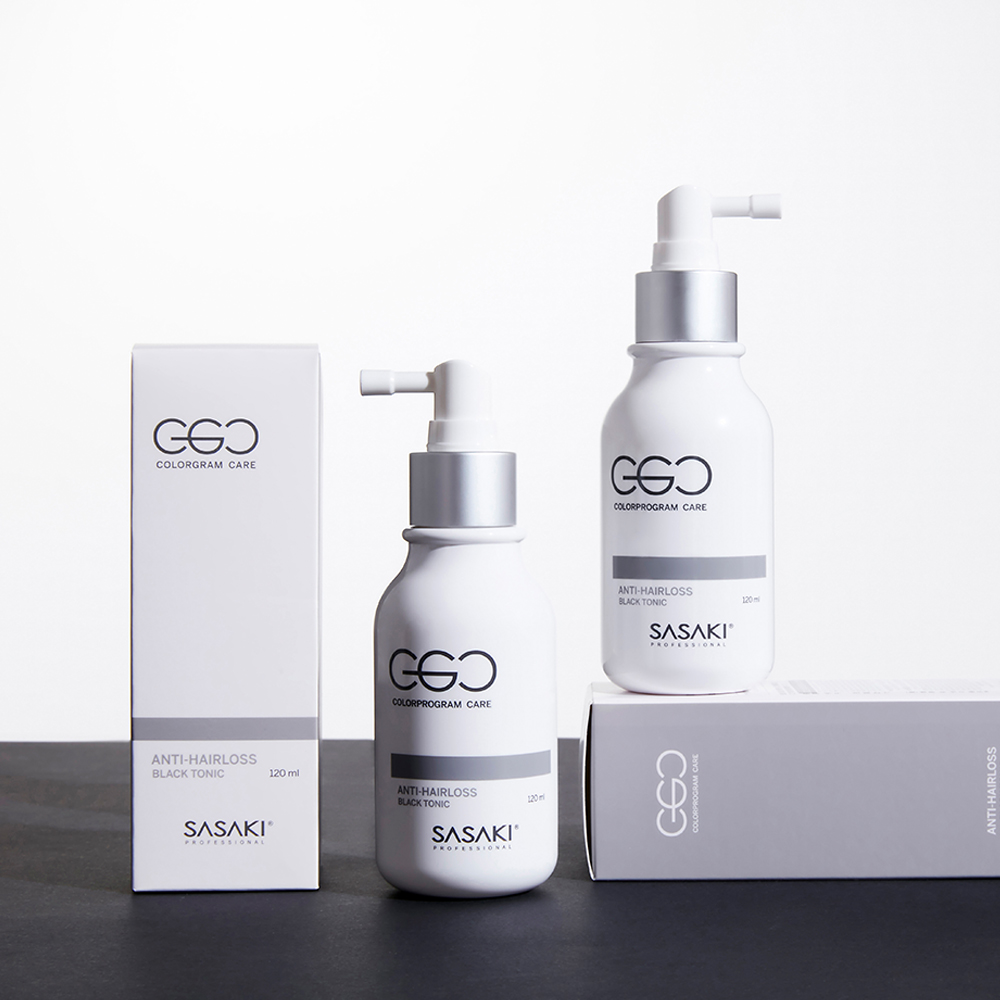 씨지씨 사사키 블랙 비건 헤어 탈모 완화 두피 토닉 120ml - 상세 이미지 2