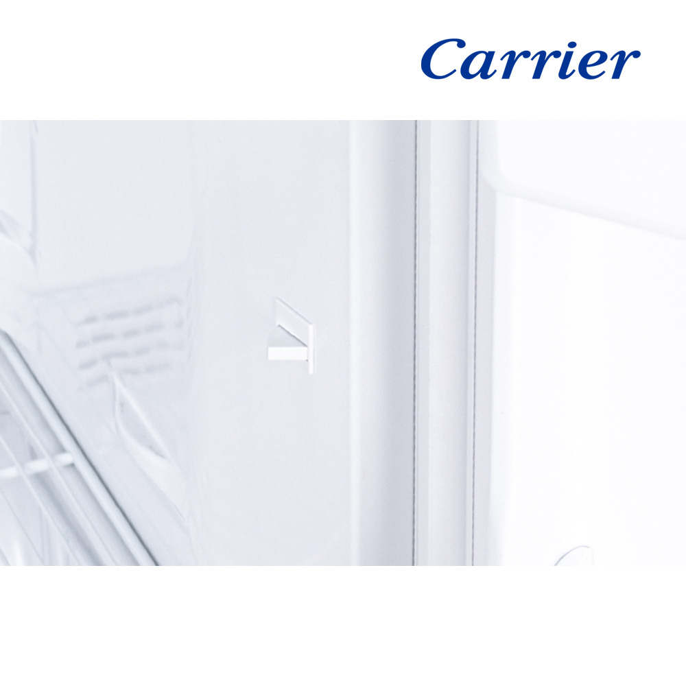 캐리어 가정용 냉동고 미니 소형 업소용 급속 스탠드형 대용량 영업용 냉동식품 CONF437WEH1