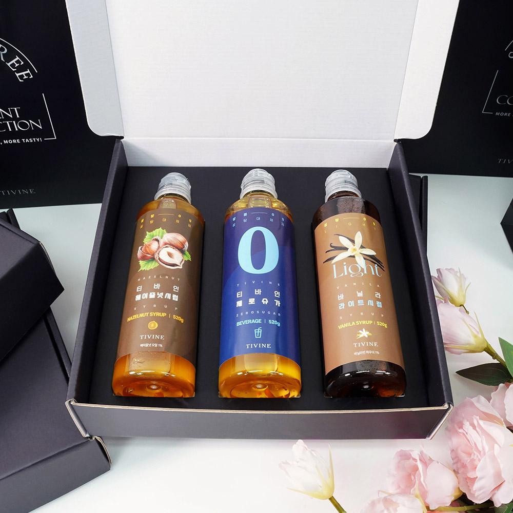 티바인 제로슈가 저당 알룰로스 시럽 추석 명절 선물세트 520g 3입 - 상세 이미지 3