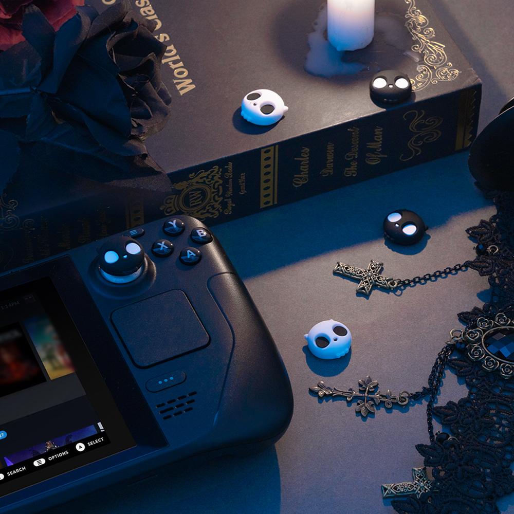 스팀덱 스틱커버 긱쉐어 스컬냥 ROG Ally 호환