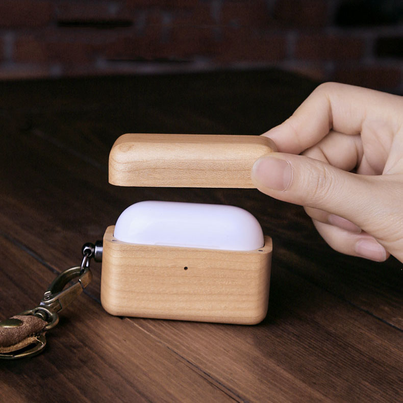 애플 AirPods 1,2,3 에어팟 프로 1, 2 세대 나무 원목 케이스 - 상세 이미지 5