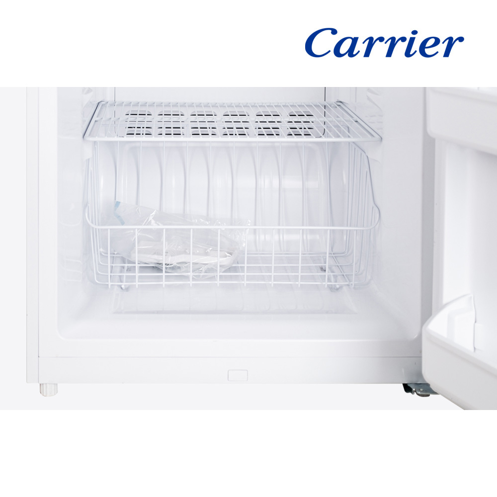 캐리어 가정용 냉동고 미니 소형 업소용 급속 스탠드형 대용량 영업용 냉동식품 CONF437WEH1