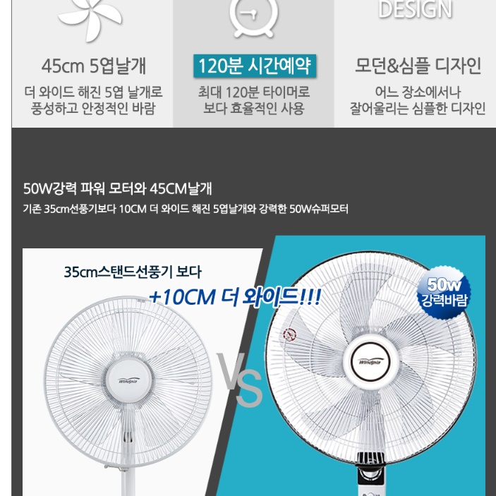 18인치 공업용 산업용 헬스장 영업용 선풍기 공장 선풍기 공장용 선풍기 이미지 6