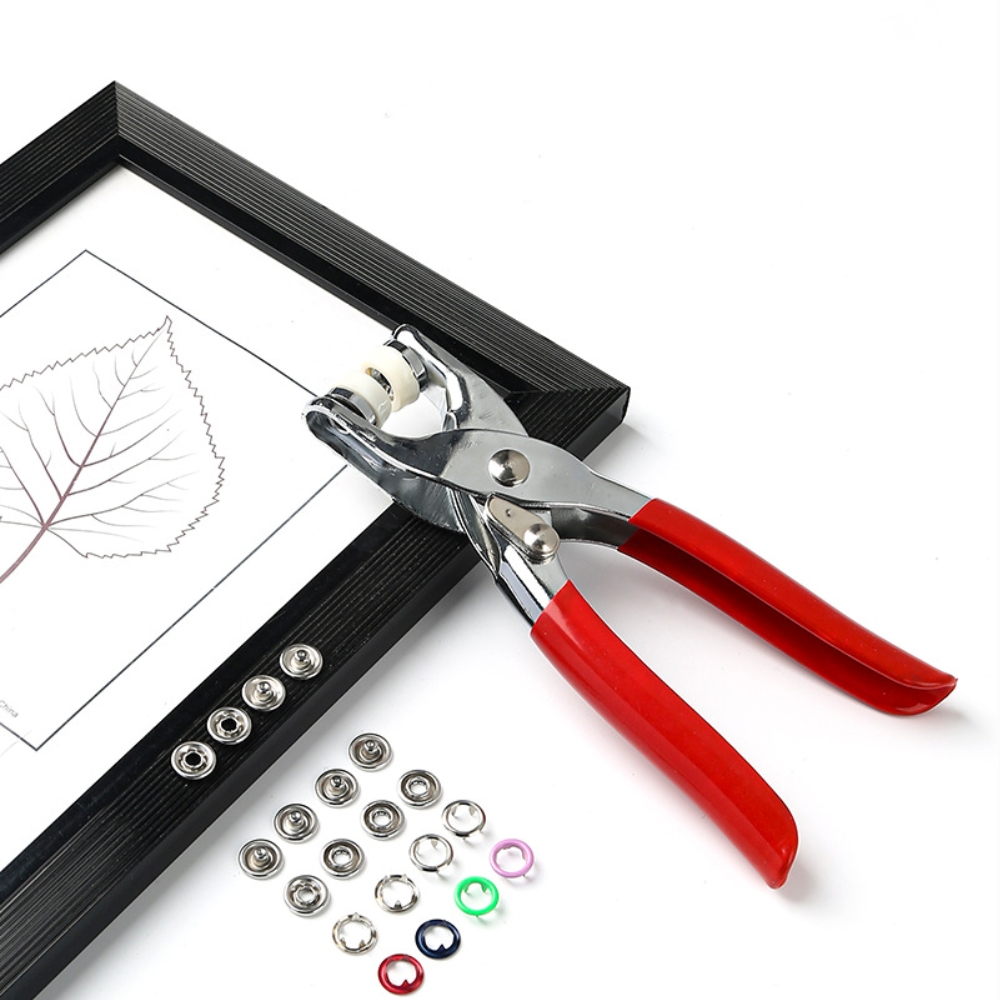 만능 똑딱이 단추 셀프수선 가시도트 스냅 펀치 펀칭기 100세트
