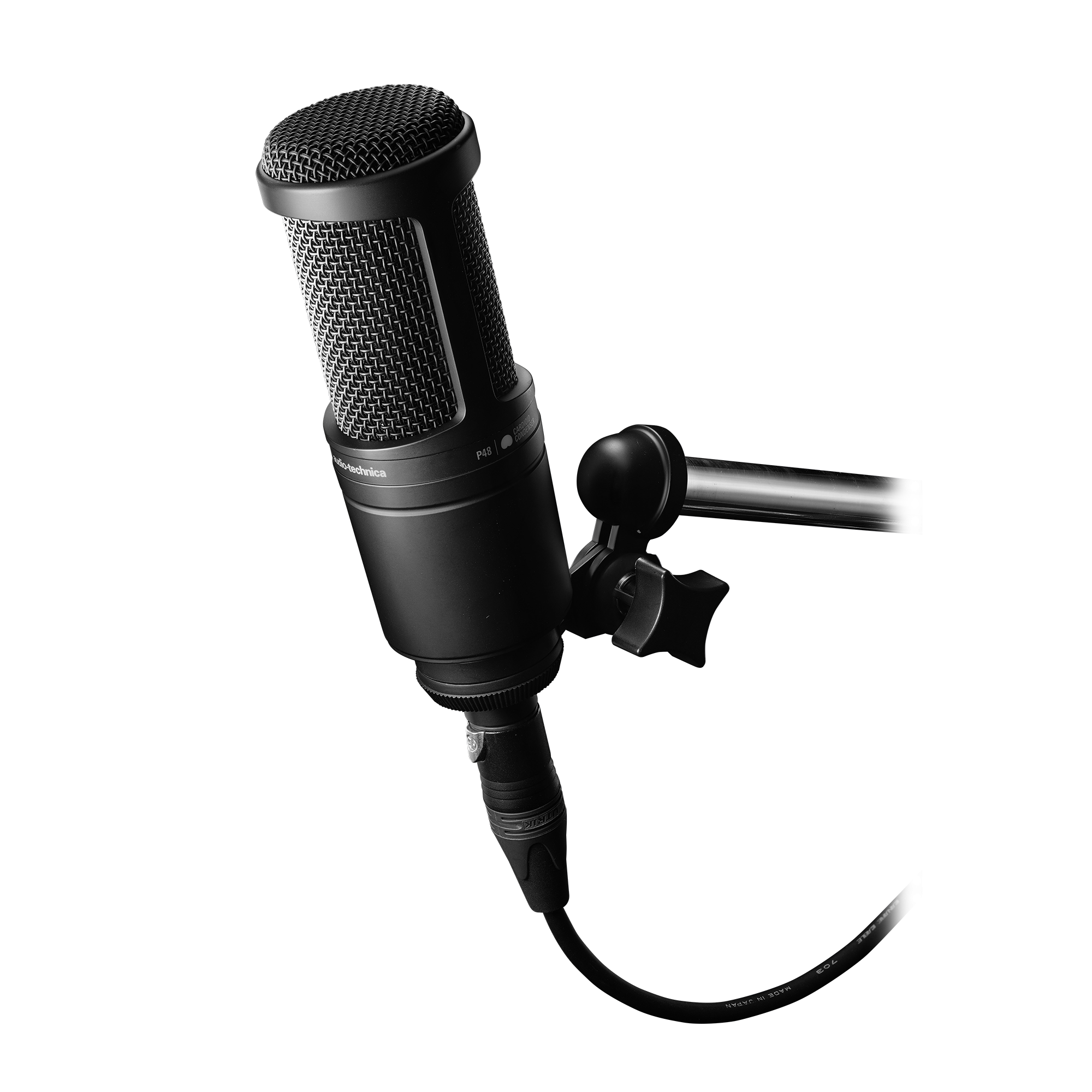 Audio Technica AT2020 오디오테크니카 콘덴서 마이크 입문용 홈레코딩 - 상세 이미지 4