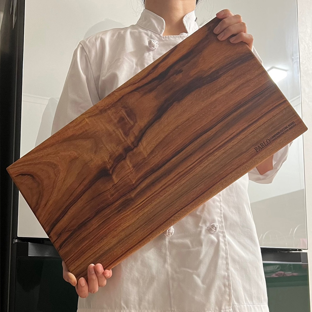 파블로 나무도마 원목 대형 플레이팅 50x30cm, 캄포 - 상세 이미지 2